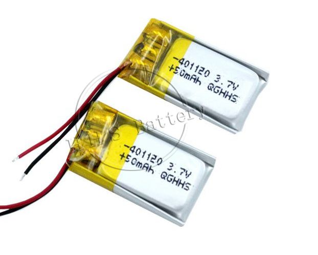 Smaller size li-polymer battery 3.7v with 50mah 55mah 401120 3.7v 55mah li-polymer battery for digital products